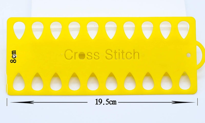 TCOTBE 5 Pack Embroidery Floss Organizer,Cross Stitch Thread Holder Storage Tool 20 Positions Craft Storage Holder Tools Accessory for Cotton Thread Craft DIY Sewing Storage Multicolor - Image 5